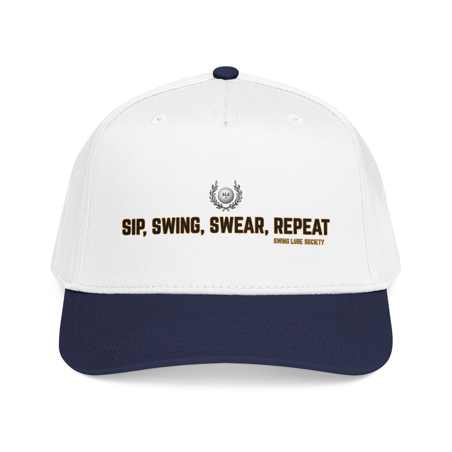 Sip, Swing, Swear, Repeat Baseball Cap - Swing Lube Society Headwear