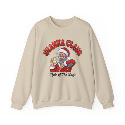 SHANKA CLAUS Christmas Sweatshirt - Hair of The Nog?