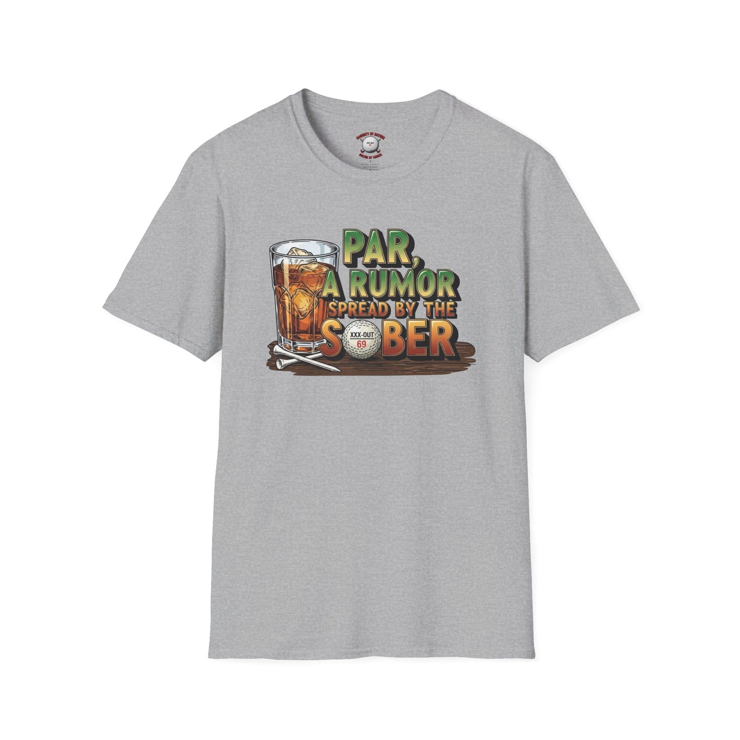 Par, A Rumor Golf T-Shirt — XXX-OUT Design Signature Apparel