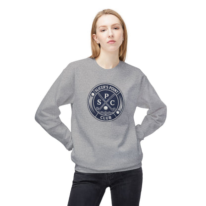 Slicer's Point Club Crewneck Sweatshirt — Fictional Fairways Signature Apparel