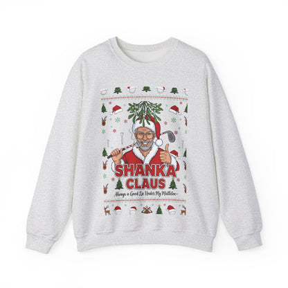 SHANKA CLAUS Ugly Christmas Sweatshirt – Always a Good Lie Under My Mistletoe