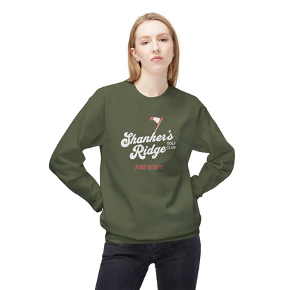 Shanker's Ridge Golf Club Crewneck Sweatshirt — Fictional Fairways Signature Apparel