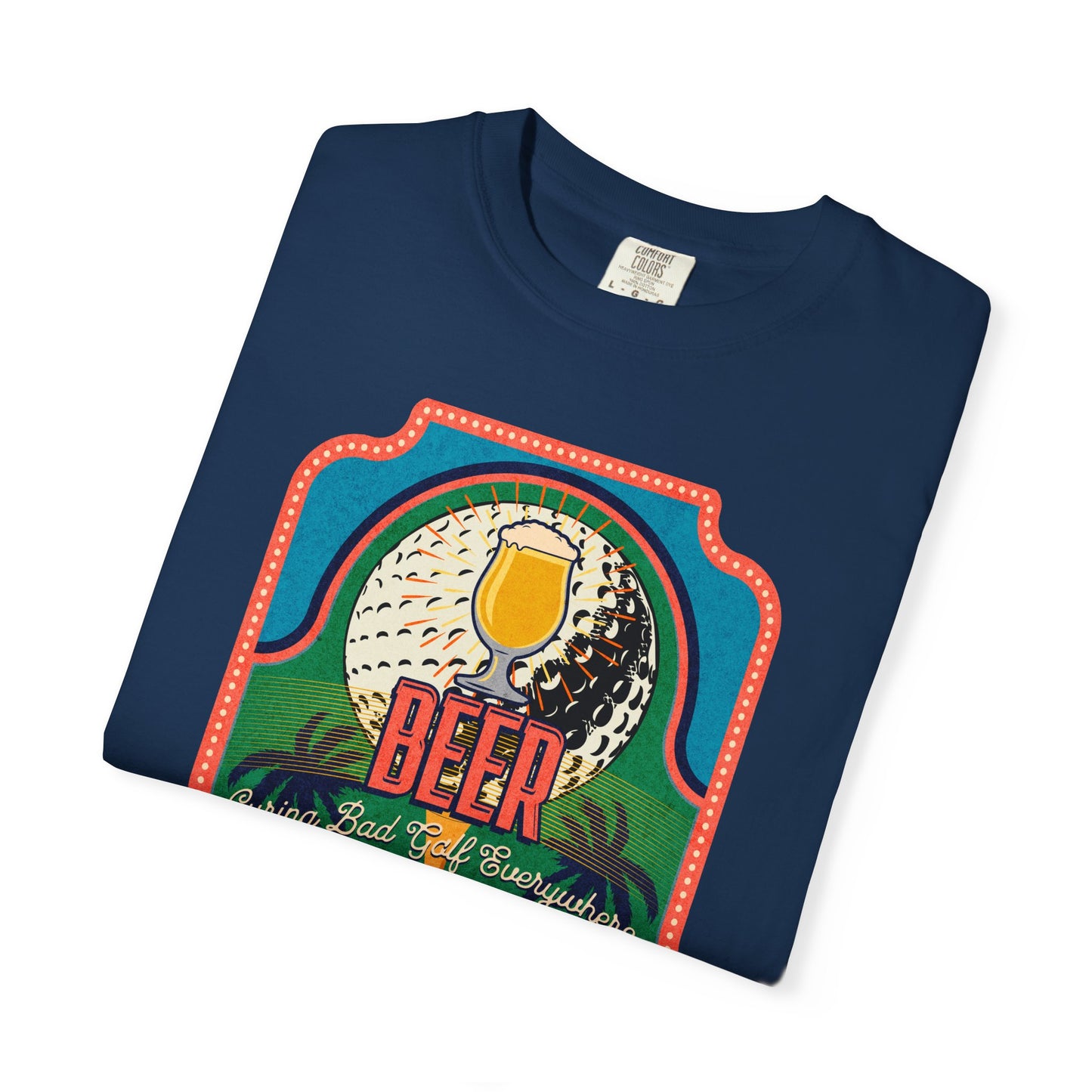 Beer Curing Bad Golf T-Shirt 2 — Swing Lube Society Signature Apparel