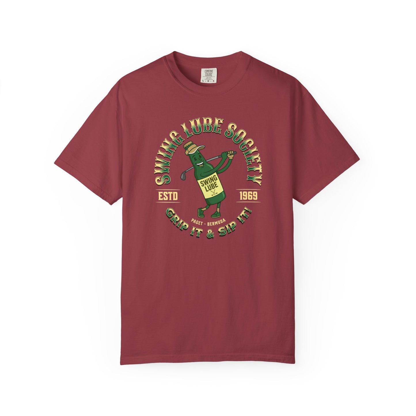 Grip it & Sip It T-Shirt 3 - Swing Lube Society Signature Apparel