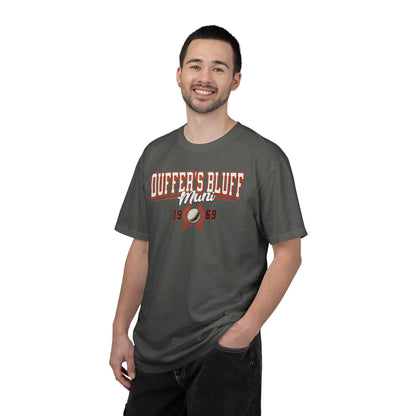 Duffer's Bluff Muni T-Shirt — Fictional Fairways Signature Apparel