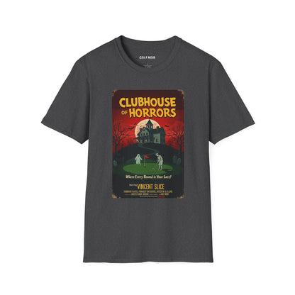 CLUBHOUSE OF HORRORS T-Shirt - Starring VINCENT SLICE