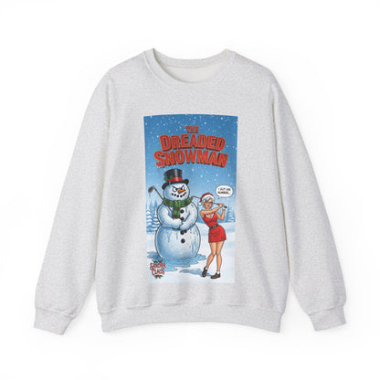 SANDRA CLAUS Christmas Sweatshirt — 'The Dreaded Snowman'
