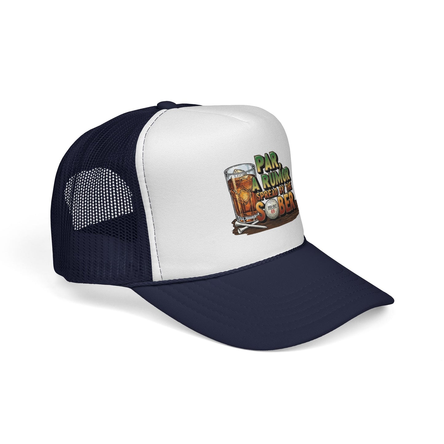 "Par, A Rumor Spread by the Sober" Trucker Hat - XXX-OUT Designs Headwear