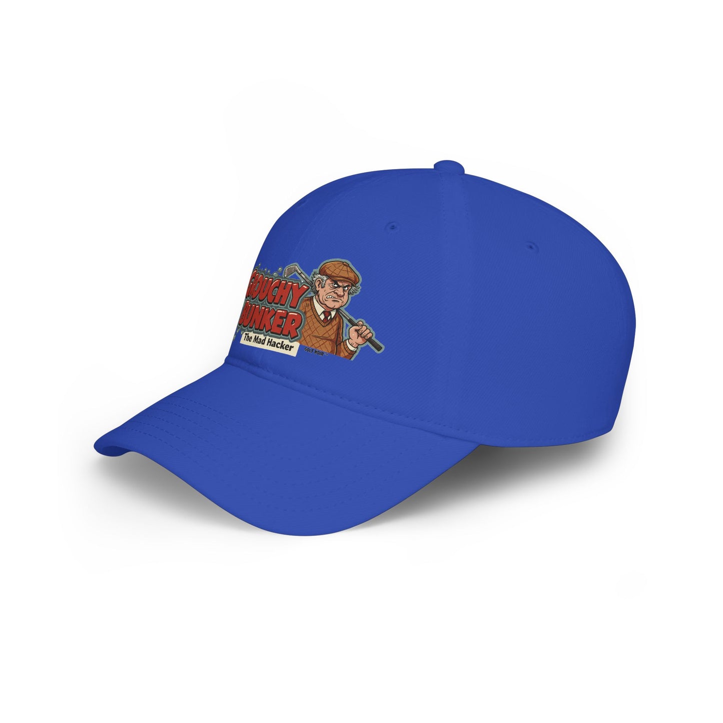 Grouchy Bunker "The Mad Hacker" Baseball Cap - Golf Noir Statement Headwear