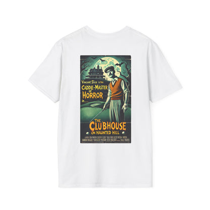 THE CLUBHOUSE ON HAUNTED HILL T-Shirt - Starring VINCENT SLICE