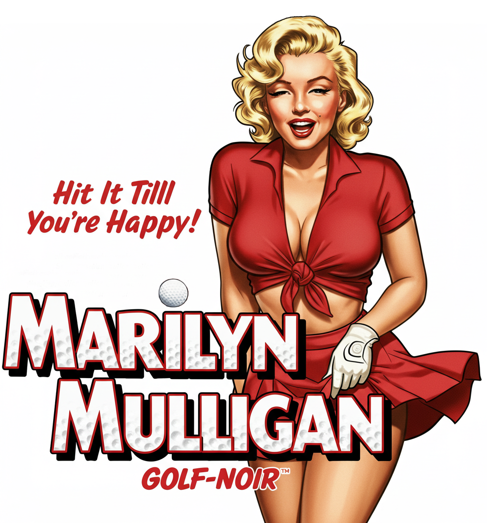 HIT IT TILL YOU'RE HAPPY T-Shirt - Starring MARILYN MULLIGAN