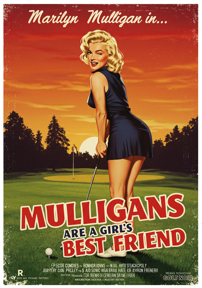 MULLIGANS ARE A GIRL'S BEST FRIEND T-Shirt - Starring MARILYN MULLIGAN