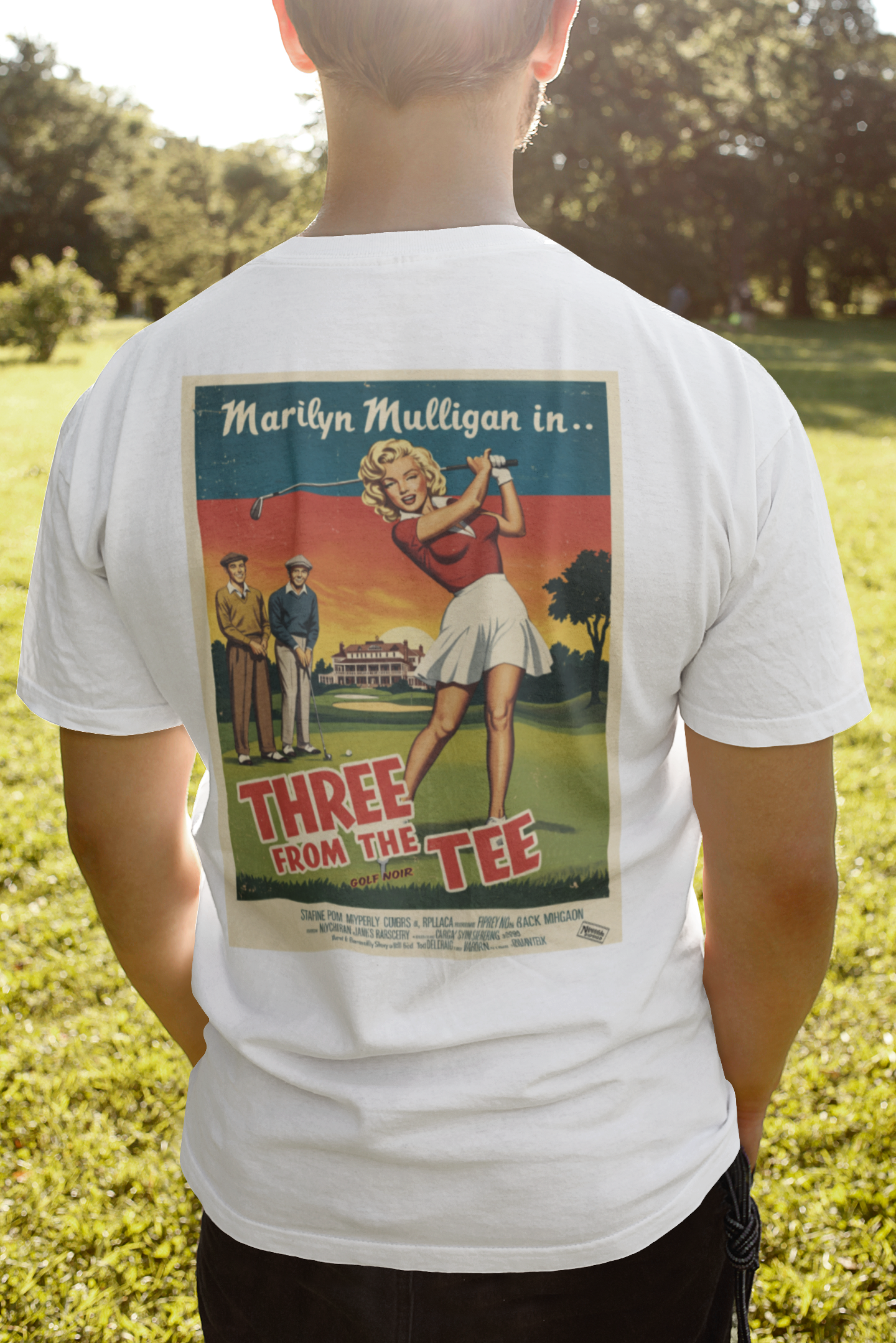 THREE FROM THE TEE T-Shirt - Starring MARILYN MULLIGAN