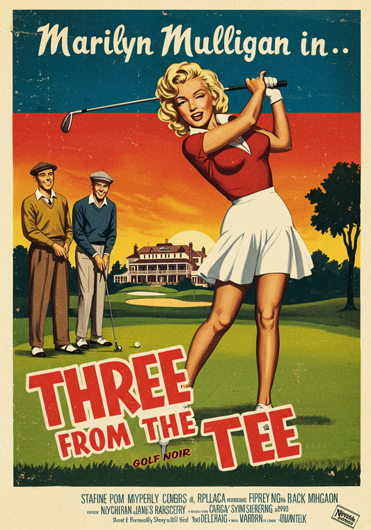 THREE FROM THE TEE T-Shirt - Starring MARILYN MULLIGAN