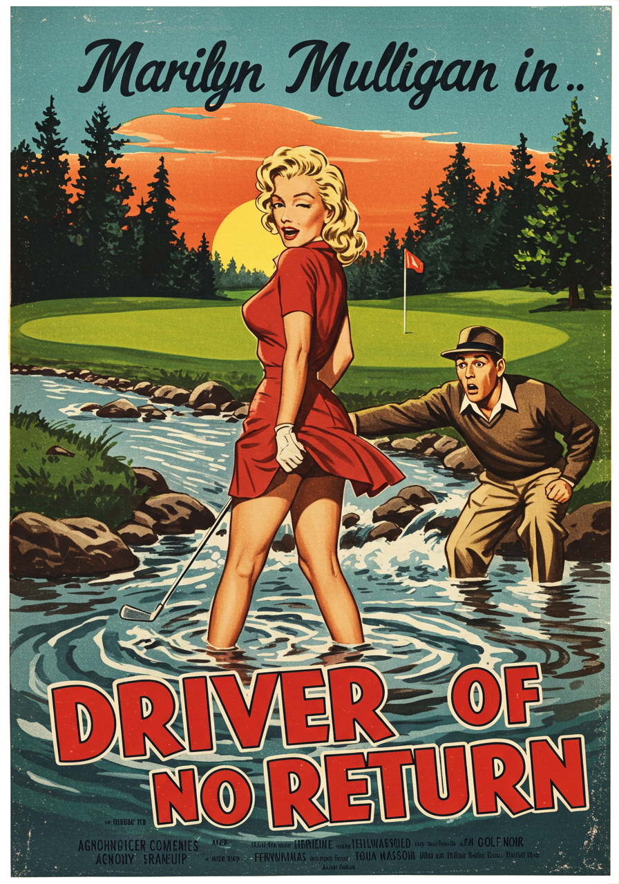 DRIVER OF NO RETURN T-Shirt - Starring MARILYN MULLIGAN