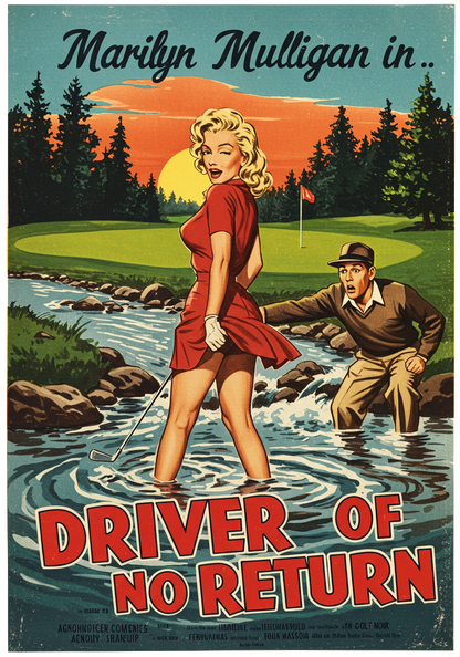 DRIVER OF NO RETURN T-Shirt - Starring MARILYN MULLIGAN