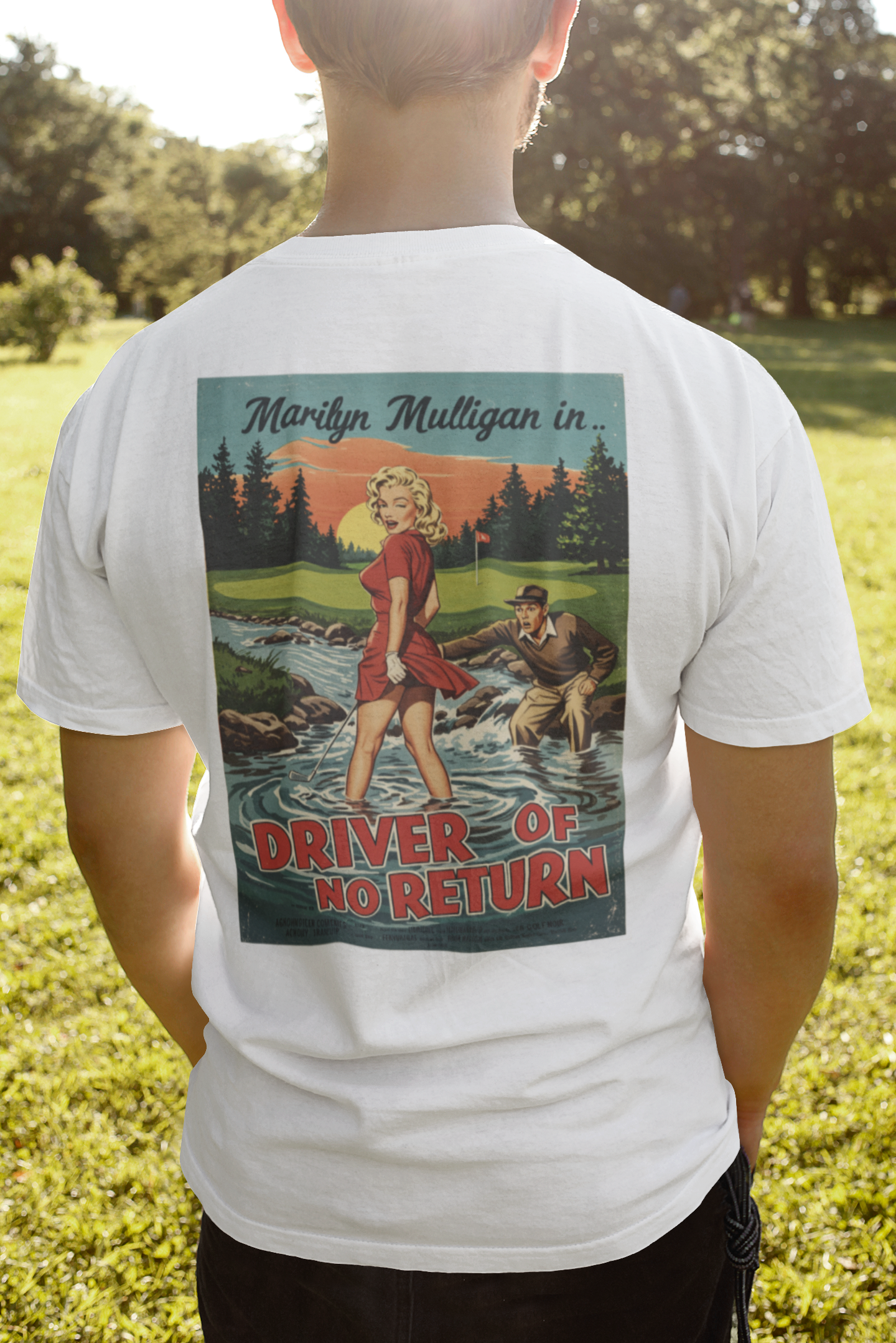 DRIVER OF NO RETURN T-Shirt - Starring MARILYN MULLIGAN