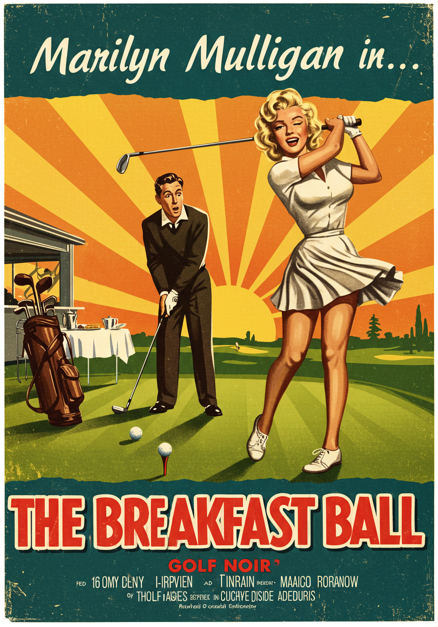 THE BREAKFAST BALL T-Shirt - Starring MARILYN MULLIGAN