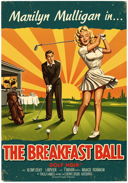 THE BREAKFAST BALL T-Shirt - Starring MARILYN MULLIGAN