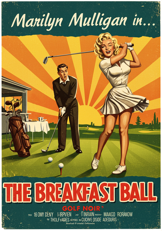 THE BREAKFAST BALL T-Shirt - Starring MARILYN MULLIGAN