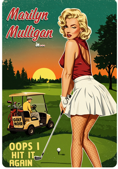 Oops I Hit It Again T-Shirt - Starring MARILYN MULLIGAN