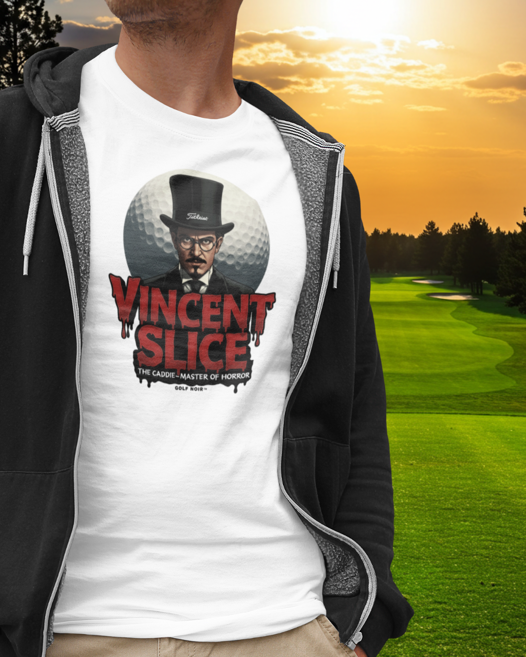 VINCENT SLICE T-Shirt - The Caddie-Master of Horror