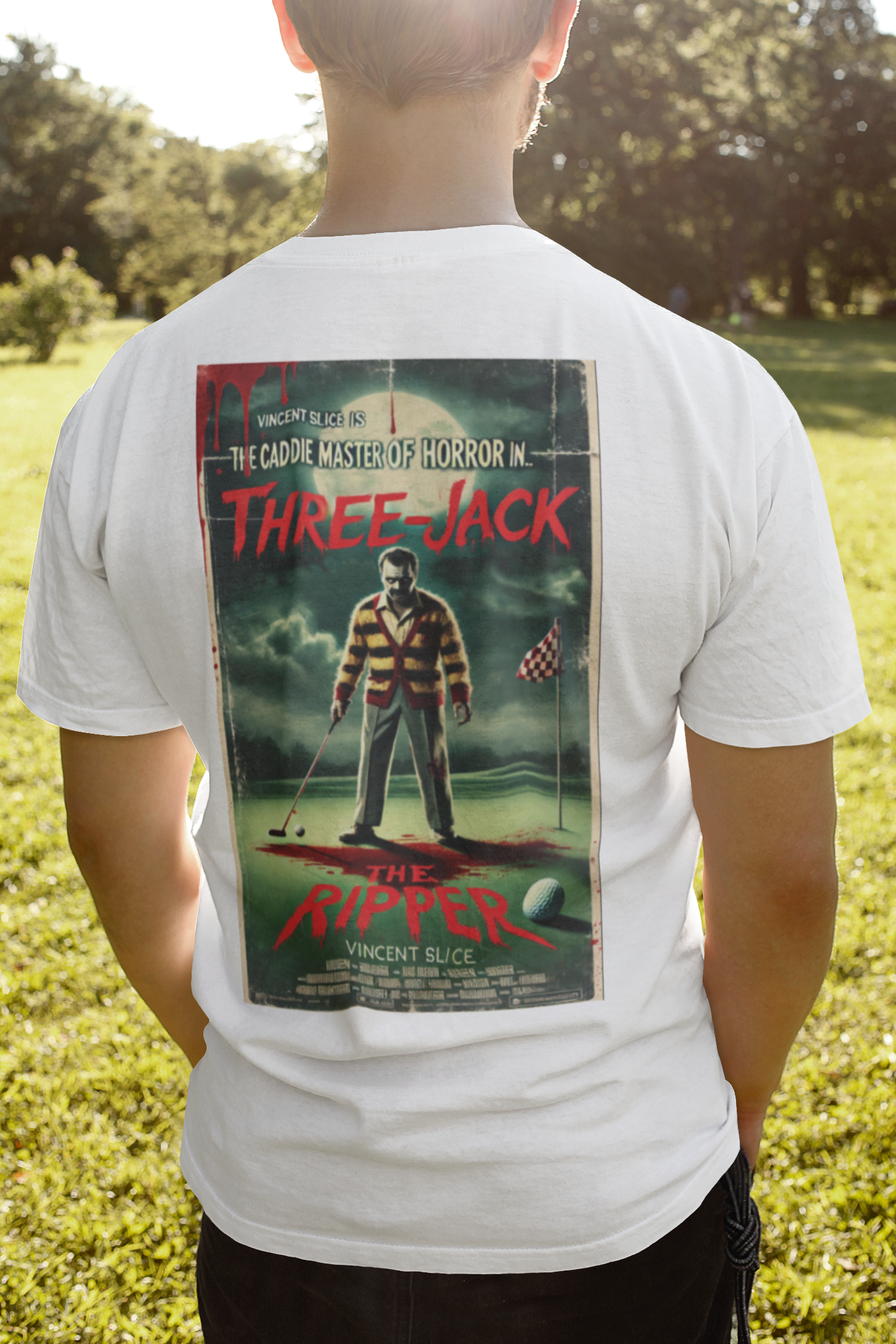 3-JACK THE RIPPER T-Shirt - Starring VINCENT SLICE