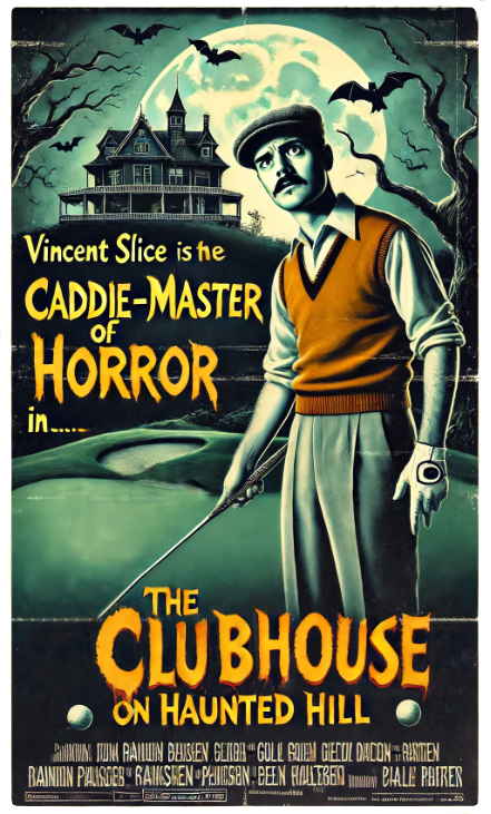 THE CLUBHOUSE ON HAUNTED HILL T-Shirt - Starring VINCENT SLICE