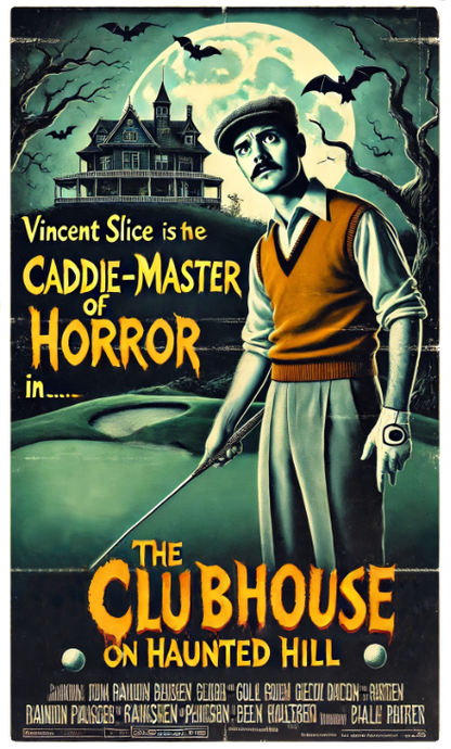 THE CLUBHOUSE ON HAUNTED HILL T-Shirt - Starring VINCENT SLICE