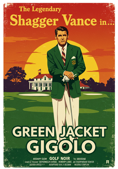 GREEN JACKET GIGOLO T-Shirt - Starring THE LEGENDARY SHAGGER VANCE
