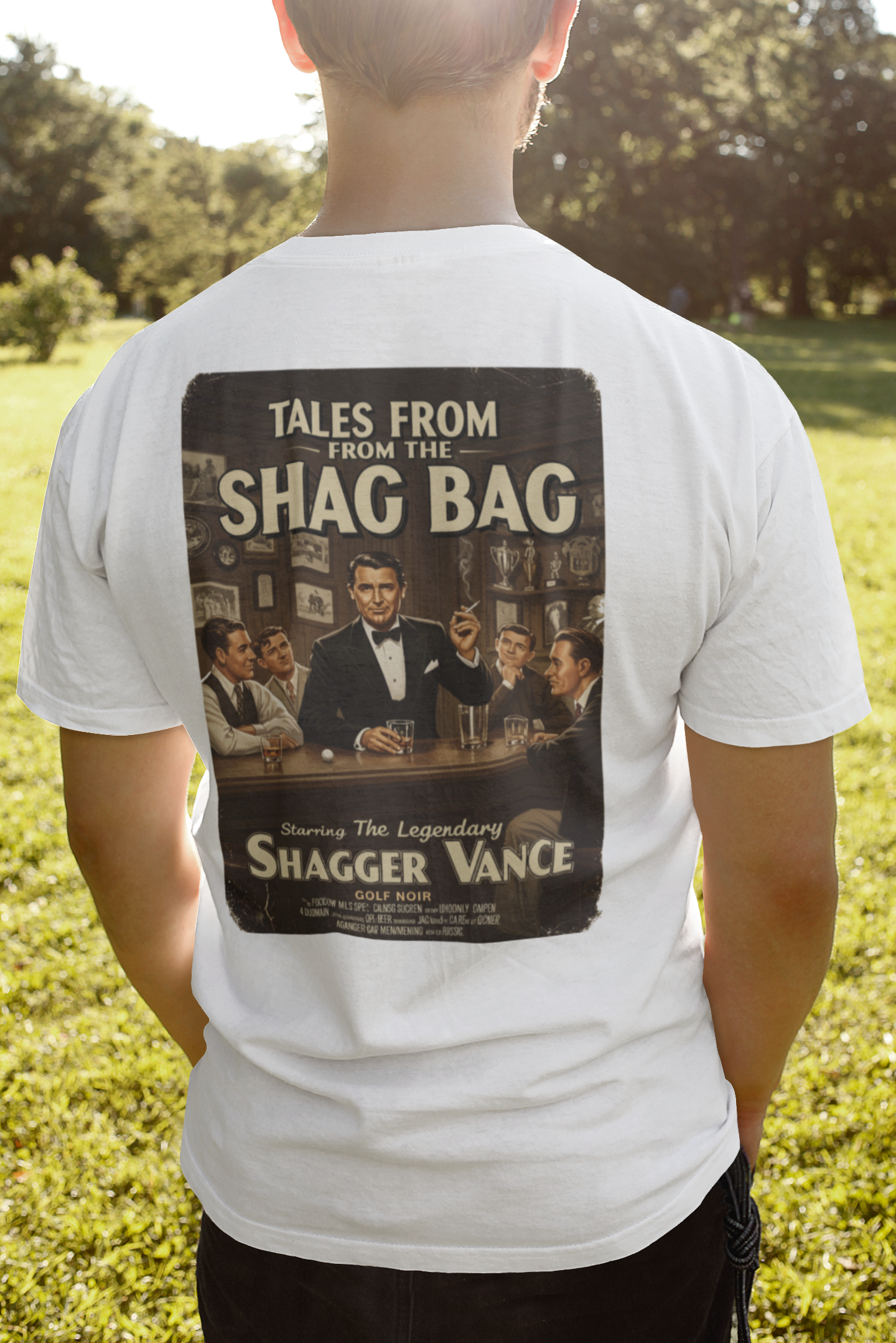TALES FROM THE SHAG BAG T-Shirt - Starring THE LEGENDARY SHAGGER VANCE