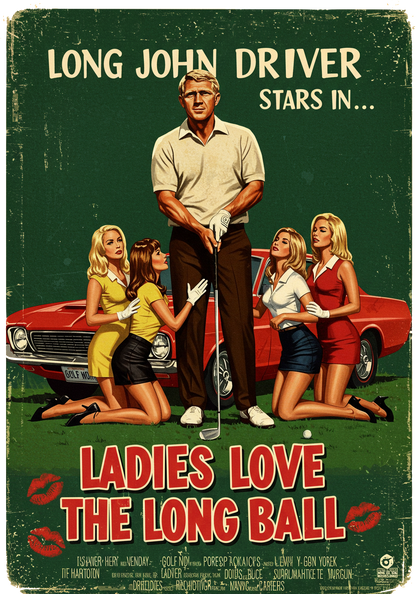 LADIES LOVE THE LONG BALL T-Shirt - Starring LONG JOHN DRIVER