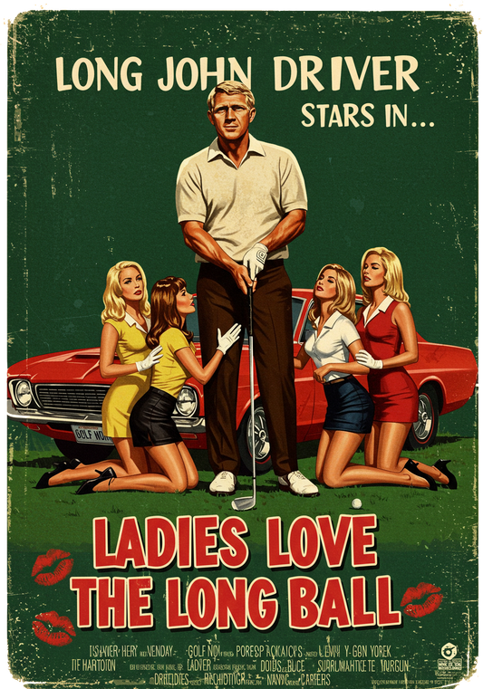 LADIES LOVE THE LONG BALL T-Shirt - Starring LONG JOHN DRIVER