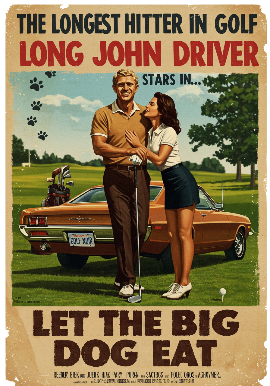 LET THE BIG DOG EAT T-Shirt - Starring LONG JOHN DRIVER