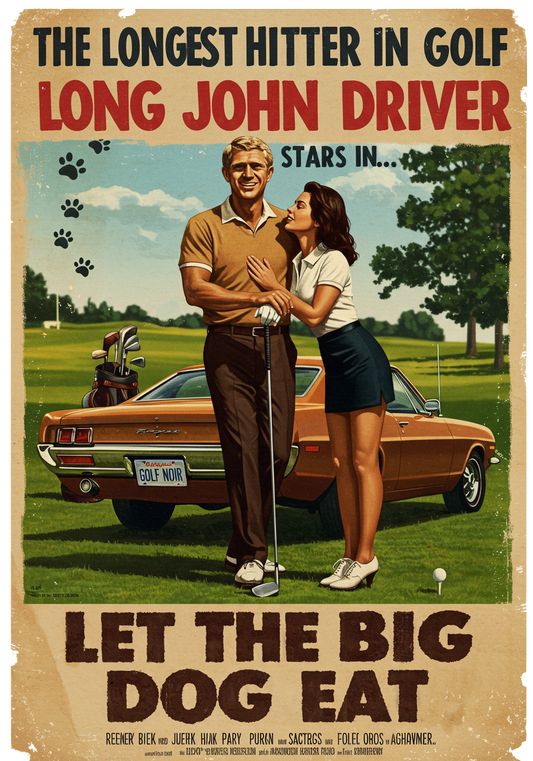LET THE BIG DOG EAT T-Shirt - Starring LONG JOHN DRIVER