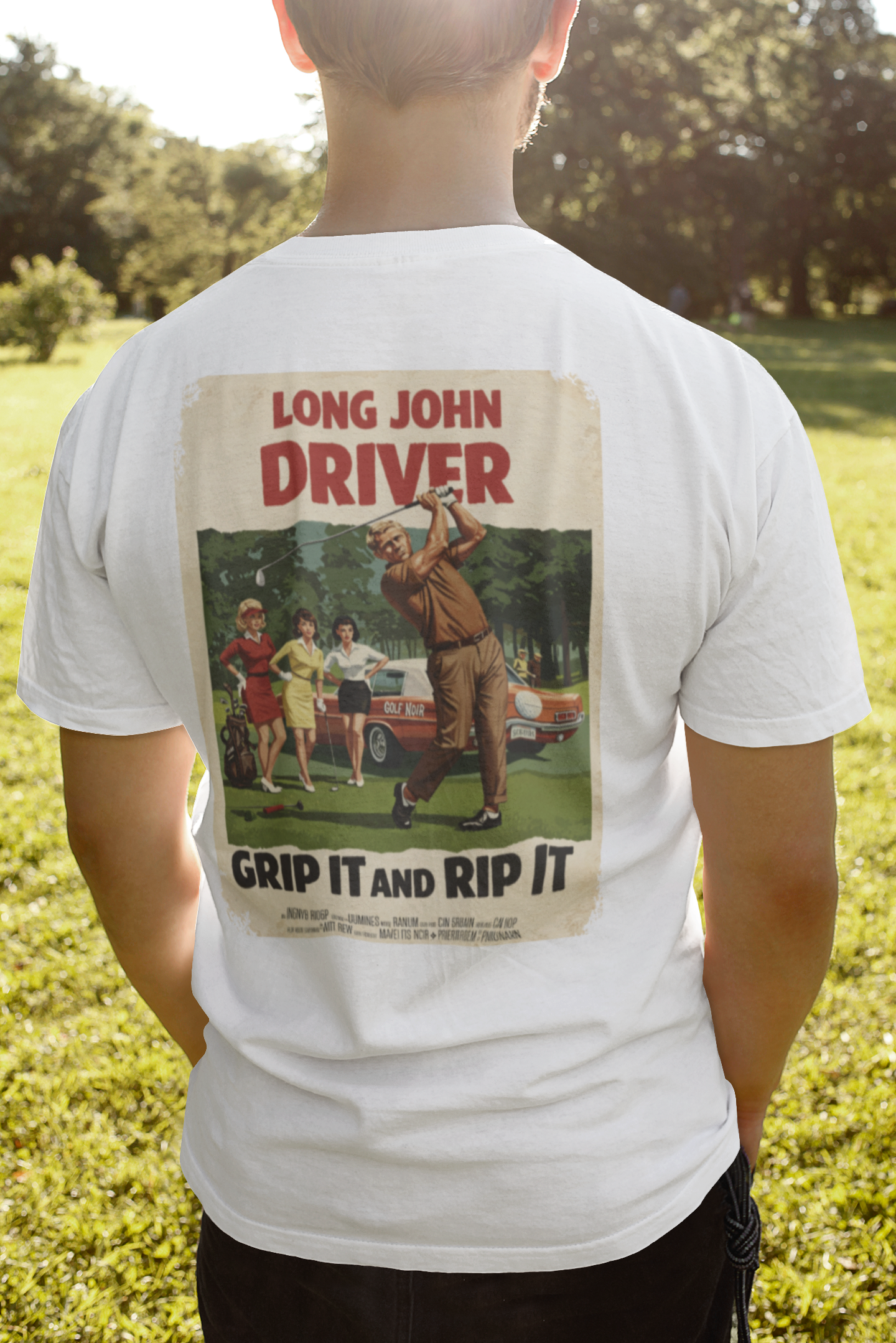 GRIP IT AND RIP IT T-Shirt - Starring Long John Driver