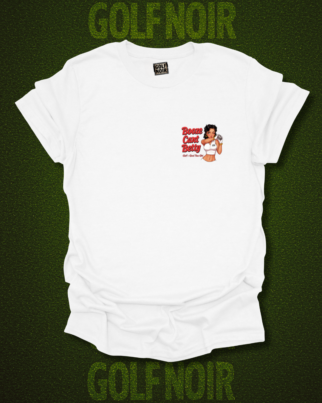 PIN-UP GIRL T-Shirt - Starring BOOZE CART BETTY