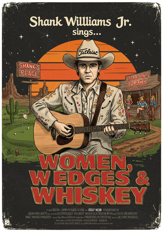 WOMEN, WEDGES, & WHISKEY T-Shirt - Starring SHANK WILLIAMS JR.