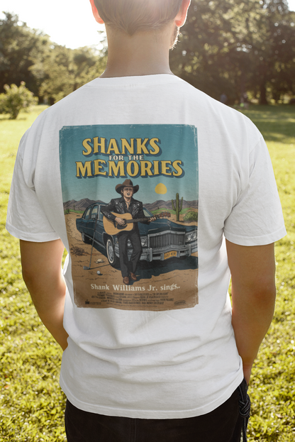 SHANKS FOR THE MEMORIES T-Shirt - Starring SHANK WILLIAMS JR.