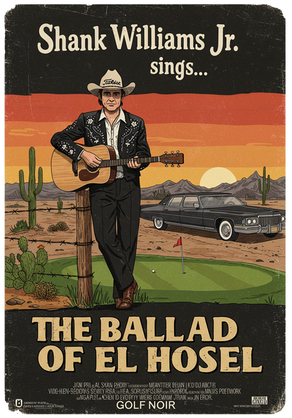THE BALLAD OF EL HOSEL T-Shirt - Starring SHANK WILLIAMS JR.