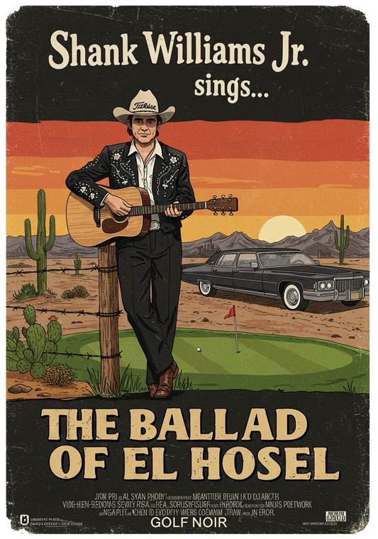 THE BALLAD OF EL HOSEL T-Shirt - Starring SHANK WILLIAMS JR.