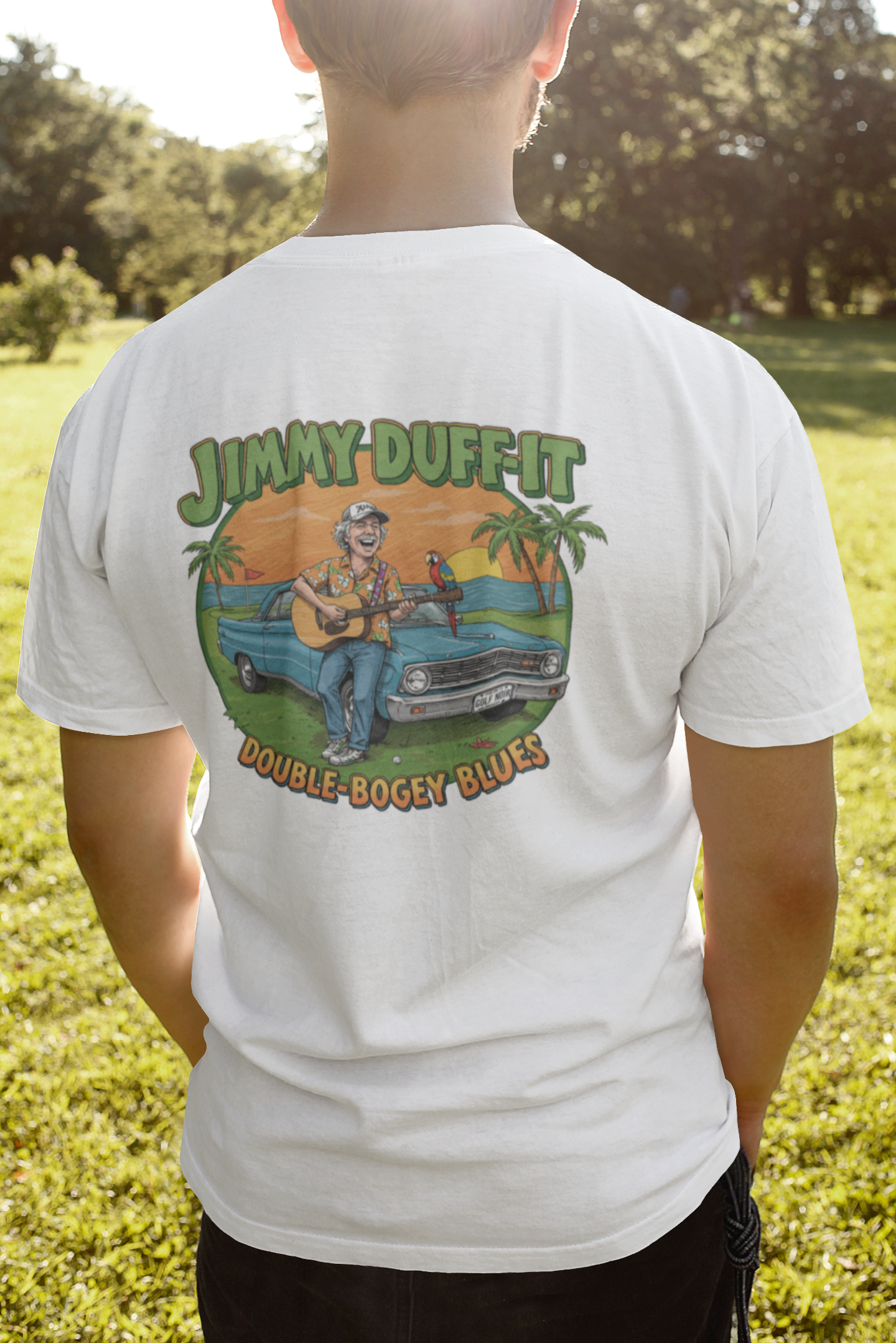DOUBLE BOGEY BLUES T-Shirt - Starring JIMMY DUFF-IT