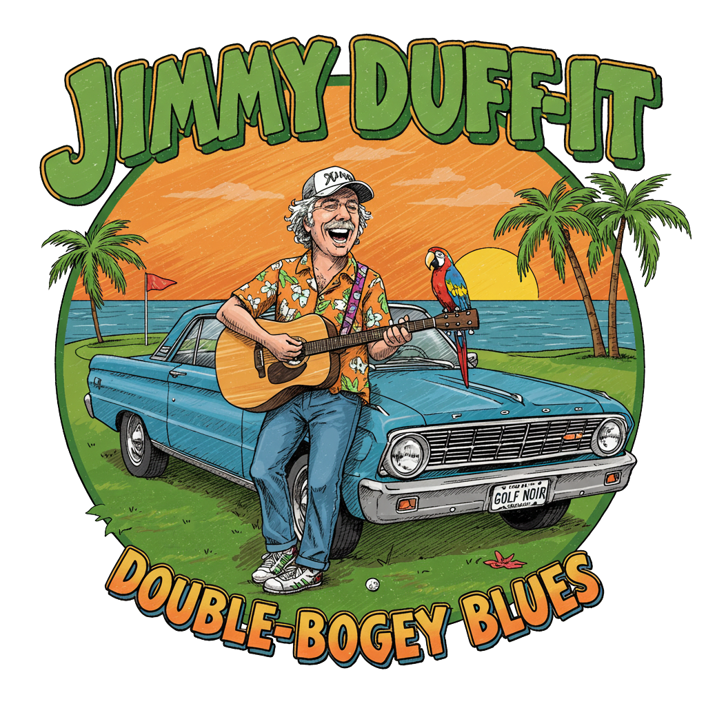 DOUBLE BOGEY BLUES T-Shirt - Starring JIMMY DUFF-IT