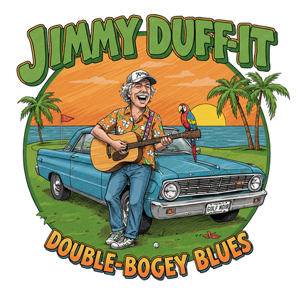 DOUBLE BOGEY BLUES T-Shirt - Starring JIMMY DUFF-IT