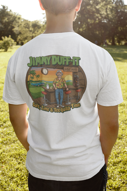 SALT, LIME, & TEEQUILA TIME T-Shirt - Starring JIMMY DUFF-IT