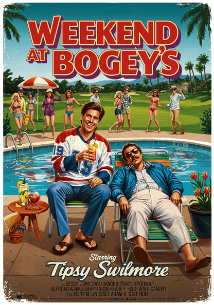 WEEKEND AT BOGEY'S T-Shirt - Starring TIPSY SWILMORE