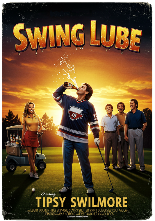 SWING LUBE T-Shirt - Starring TIPSY SWILMORE