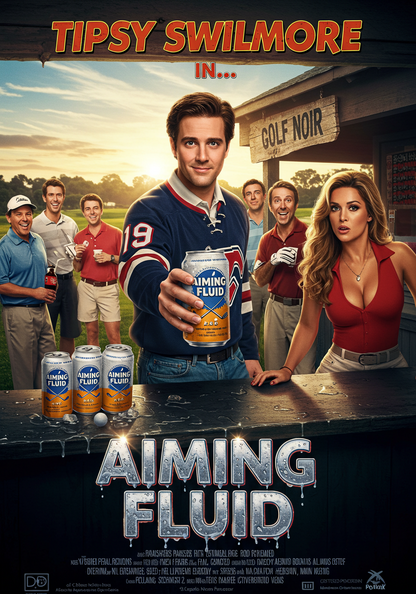 AIMING FLUID T-Shirt - Starring TIPSY SWILMORE