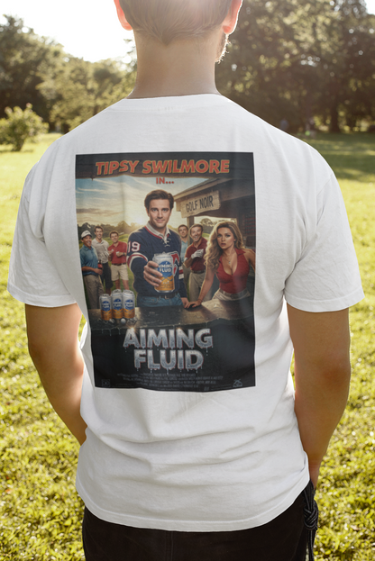AIMING FLUID T-Shirt - Starring TIPSY SWILMORE