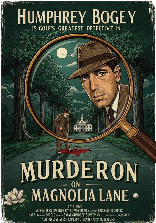 MURDER ON MAGNOLIA LANE T-Shirt - Starring HUMPHREY BOGEY